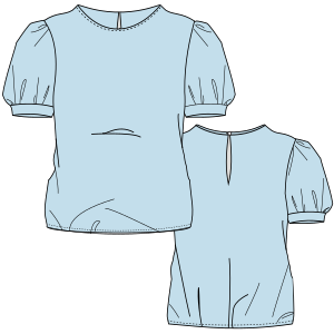 Fashion sewing patterns for UNIFORMS Scrubs Scrub blouse 9614